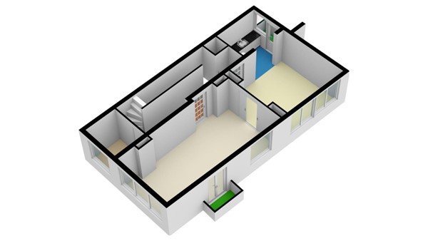 Floorplan - Gordelweg 212a, 3038 GM Rotterdam